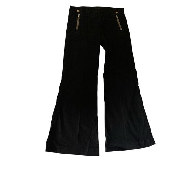 7 For All Mankind women's size 30 Black Flare Denim Jeans - Picture 1 of 13